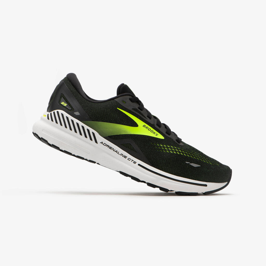 BROOKS ADRENALINE GTS 23 MEN'S RUNNING SHOES - BLACK